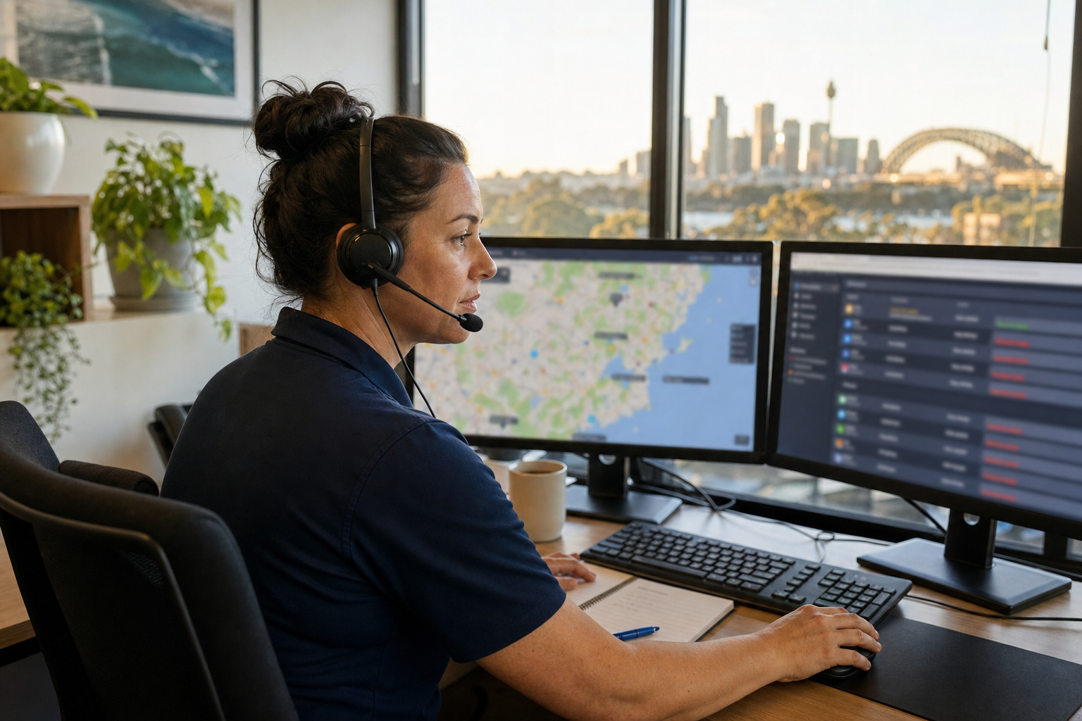 SYD Plumbers live dispatch desk